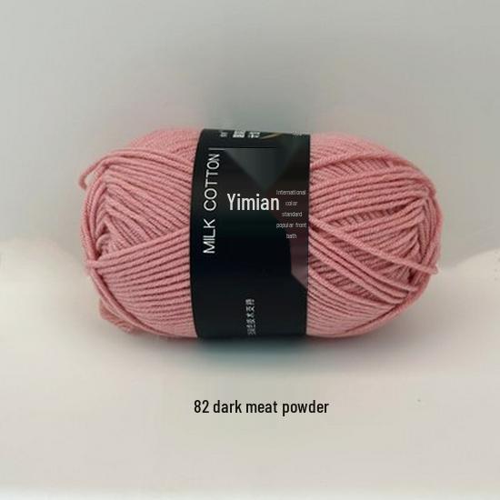 Medium Thick Handmade Cotton Baby Yarn for Knitting, Crochet, and DIY Projects