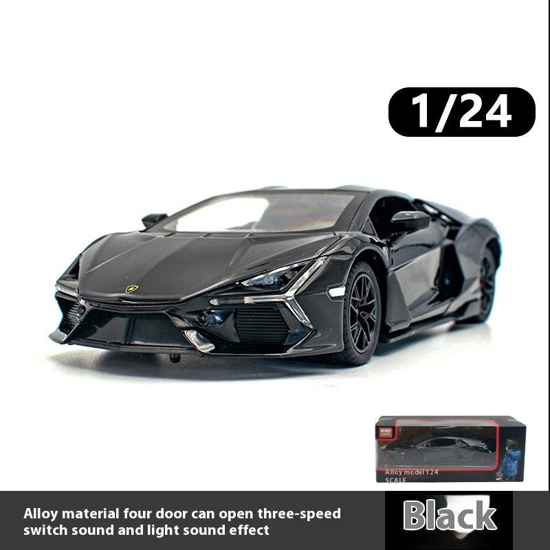 1/24 Legierung Druckguss Lamborghini Aventador Sportwagen Modell, Türen können geöffnet werden, Simuliertes Geräusch und Licht, Erwachsene können Sammlerstücke
