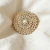 Delicate Round Shape Brooch for Women Men Fashion Rhinestone Brooches Pins Jewelry Accessories Party Gifts