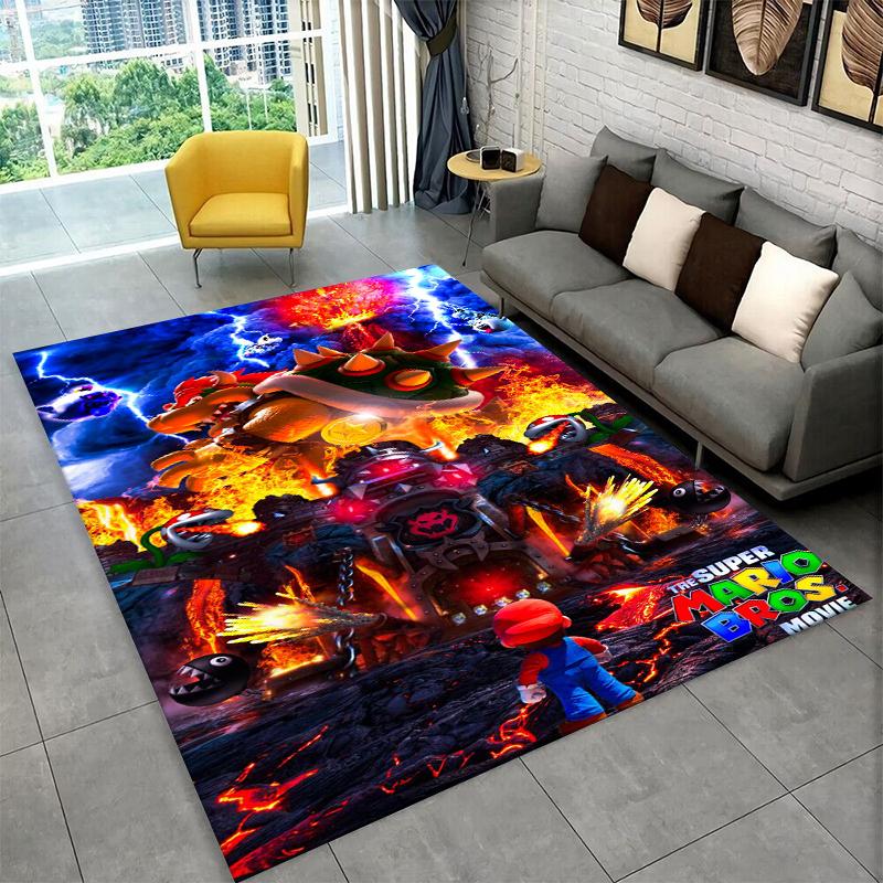 

Cartoon M-Mario Bros Game Carpet Rug for Playroom Bedroom Living Room Sofa Home Decor,kids Area Rug Non-slip Floor Mat Gift 40x60cm