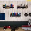 Wall-Mounted Heavy-Duty Metal Tool Holder & Storage Rack Space-Saving Storage for Pliers & Screwdrivers Perfect Gift for Men/Fathers