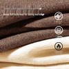 TonLion Men's Fleece-Lined Semi-High Collar Thermal T-Shirt