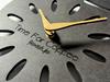 Kitchen wall clock Cup 30×30 cm black