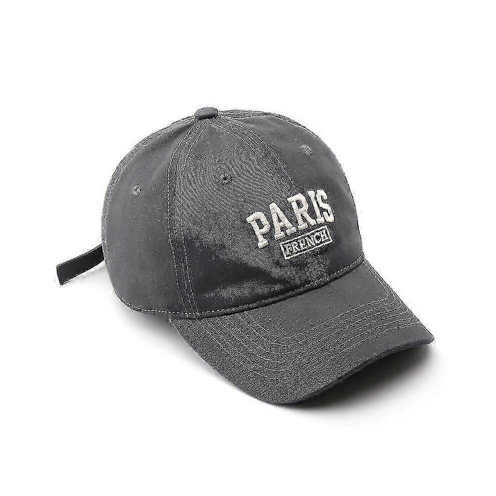 Paris Letter Baseball Cap Green