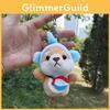 Plush Akita Adorable Dog Keychain Cartoon Shiba Inu Doll Soft Toy For Bags And Gifts