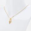 European Light Luxury Sunflower Zirconia Pendant Necklace for Women