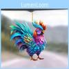 Fun And Playful Chicken Style Hanging Bag Car Accessory For Stylish Home Decor