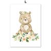 Rainbow Deer Fox Bear Posters Prints Pictures Canvas Boho Art Nursery Wall Decoration Home Paintings Baby Kids For Living Room No Frame