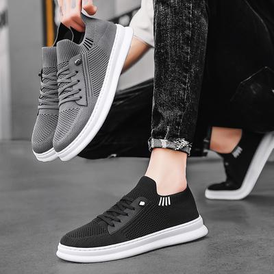 Herren Hochwertige Freizeitschuhe Plattform Sport Mesh Lauf Atmungsaktiv Outdoor Walking Verschleißfest Leicht Flache Schuhe