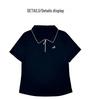 Women's 2026 Stylish Slimming Short-Sleeve Polo Top with Lapel