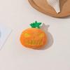 1pc-Cat dog interactive squeaking Halloween pumpkin plush toy, filled toy with sound, non battery powered