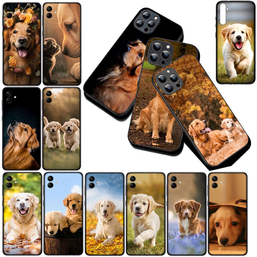 Casing for Apple iPhone 16 14 15 Plus 11 Pro Max 16E ProMax + 16Plus 15+ 14+ Phone Cover Protective Case Golden Retriever Dog