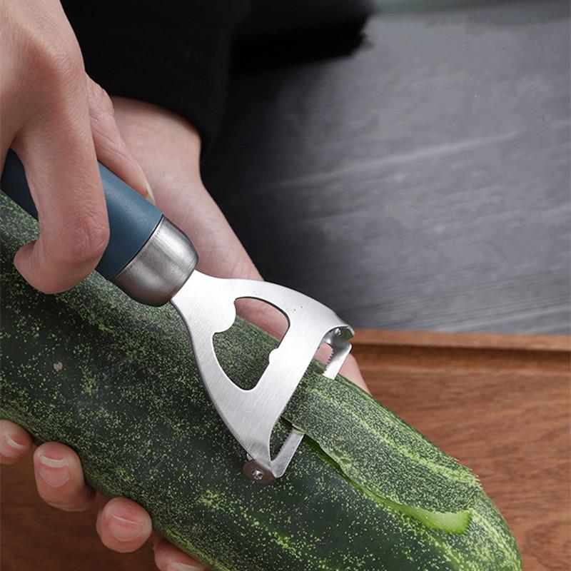 Stainless Steel Fruit Vegetable Peeler Multifunction Household Plastic Handle Potato Peeling Cutter Knife Kitchen Accessories