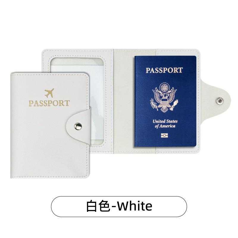 Women Men Fashion Business Passport Covers Holder Multi-Function ID Bank Card PU Leather Wallet Case Travel Accessories