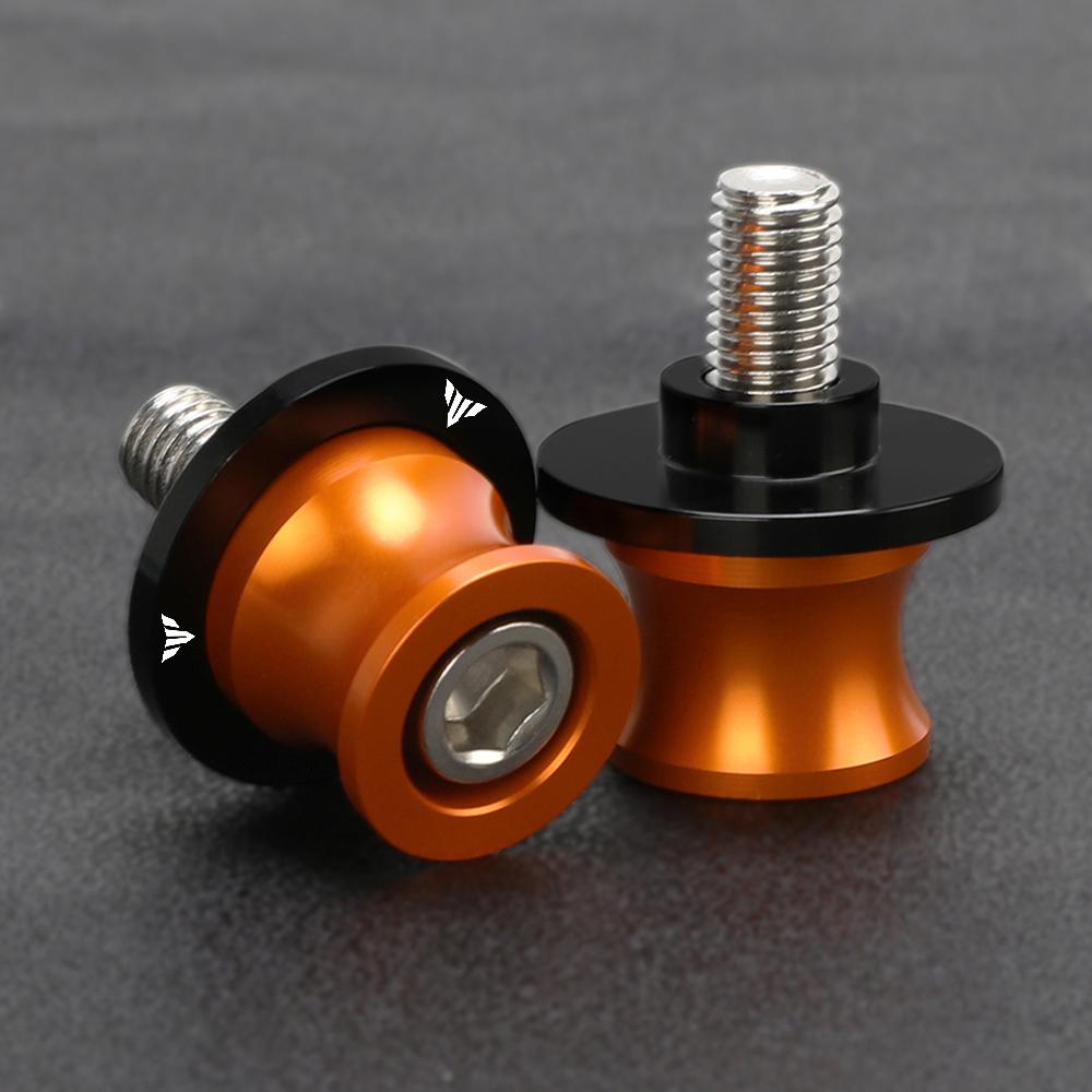 FOR YAMAHA MT-09 MT07 TRACER MT10 MT25 MT03 MT15 MT125 Motorcycle 6MM Swingarm Spools Rear Stand Screws Slider MT 09 07 03 01 10