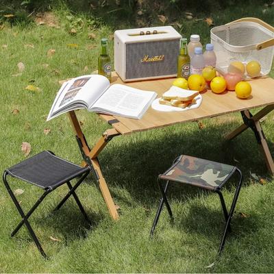 Outdoor Travel Chair Portable Folding Stool Camping Picnic Collapsible Foot Stool Fishing Hiking Beach Ultralight Chair Portable