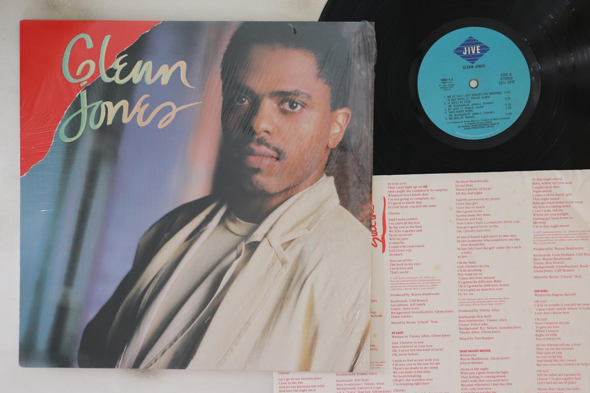 

LP Record GLENN JONES - Glenn Jones 10621J JIVE 1987 US Soul/Funk Used