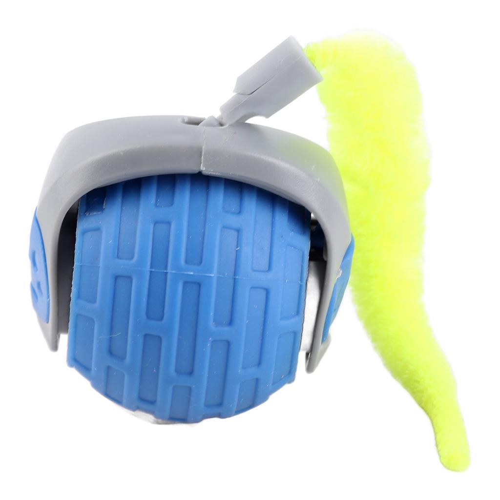 Interactive Cat Ball Toy with 2 Adjustable Speeds Automatic Rolling Balls with A Plush Tail for Indoor Cats Smart Cat