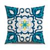Cushion Cover Pillow Case Cotton Linen Geometric Print Sofa Home Decor 18"