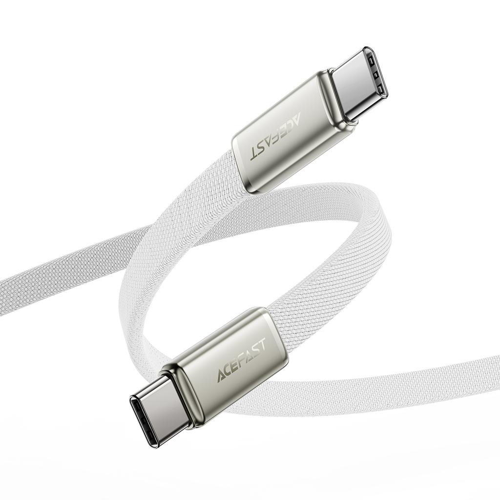 ACEFAST C24-03 USB-C to USB-C Cable Ultra Thin Charging Data Cable 60W Fast Charging Durable Nylon Braided Cable