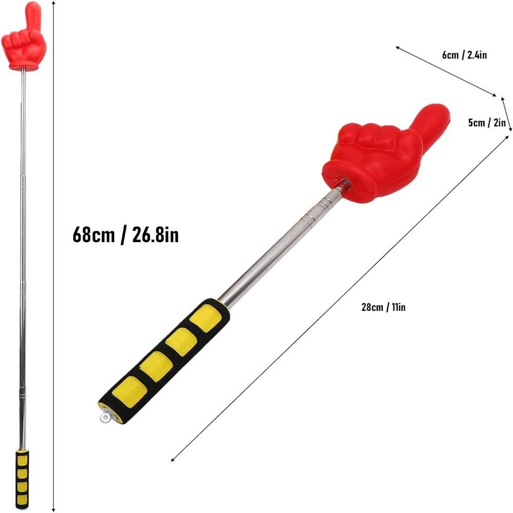 2pcs Telescopic Telescoping Teacher Pointer Soft Grip Handle Teacher Hand Pointer Reading