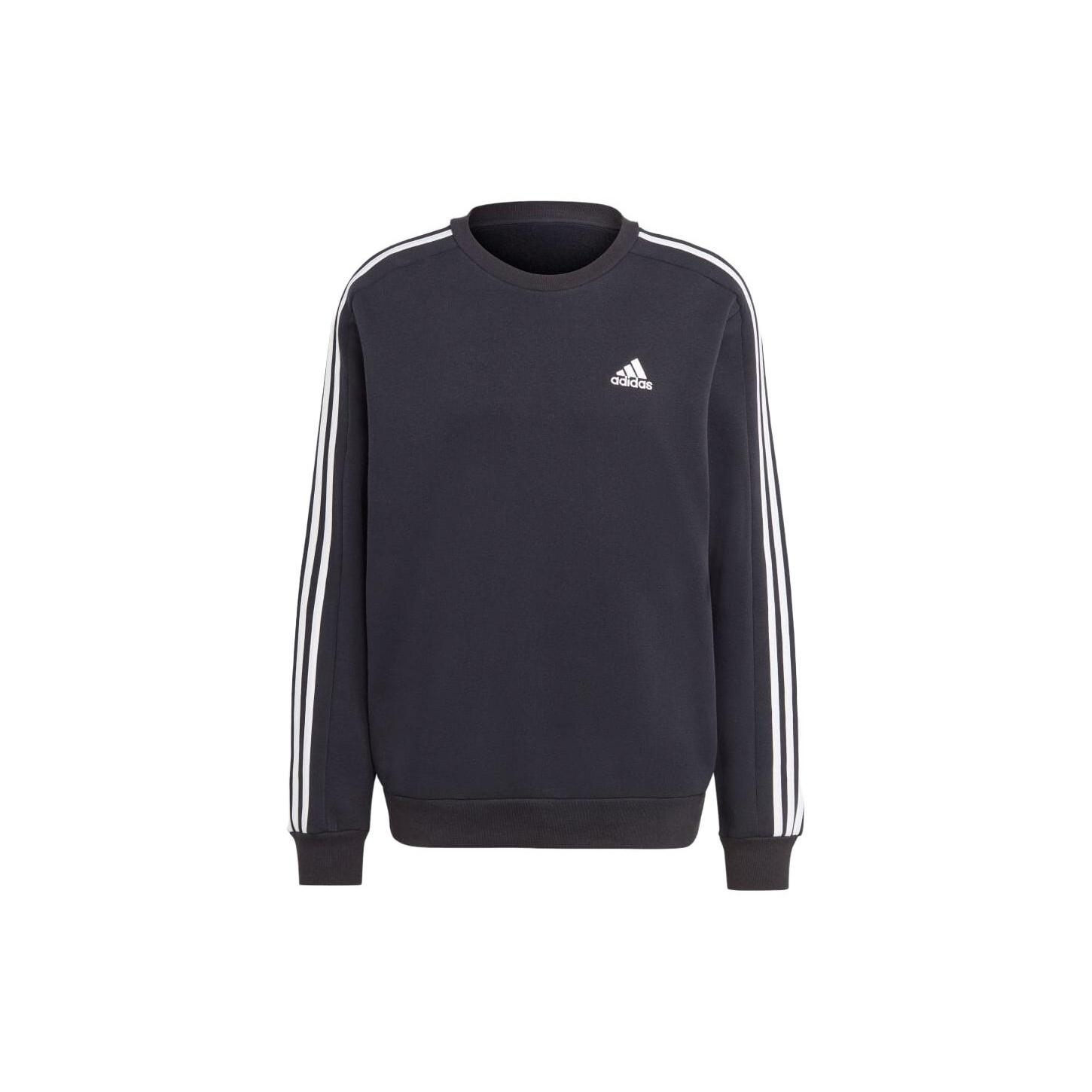 adidas Essentials Fleece 3-Stripes Sweatshirt  Black  Men s IB4027 XXL