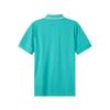 Emporio Armani EA7 SS24 Polo a Maniche Corte Pullover con Stampa Logo a Lettere Uomo polo shirts Turchese 3DPF20-PJ03Z-1815