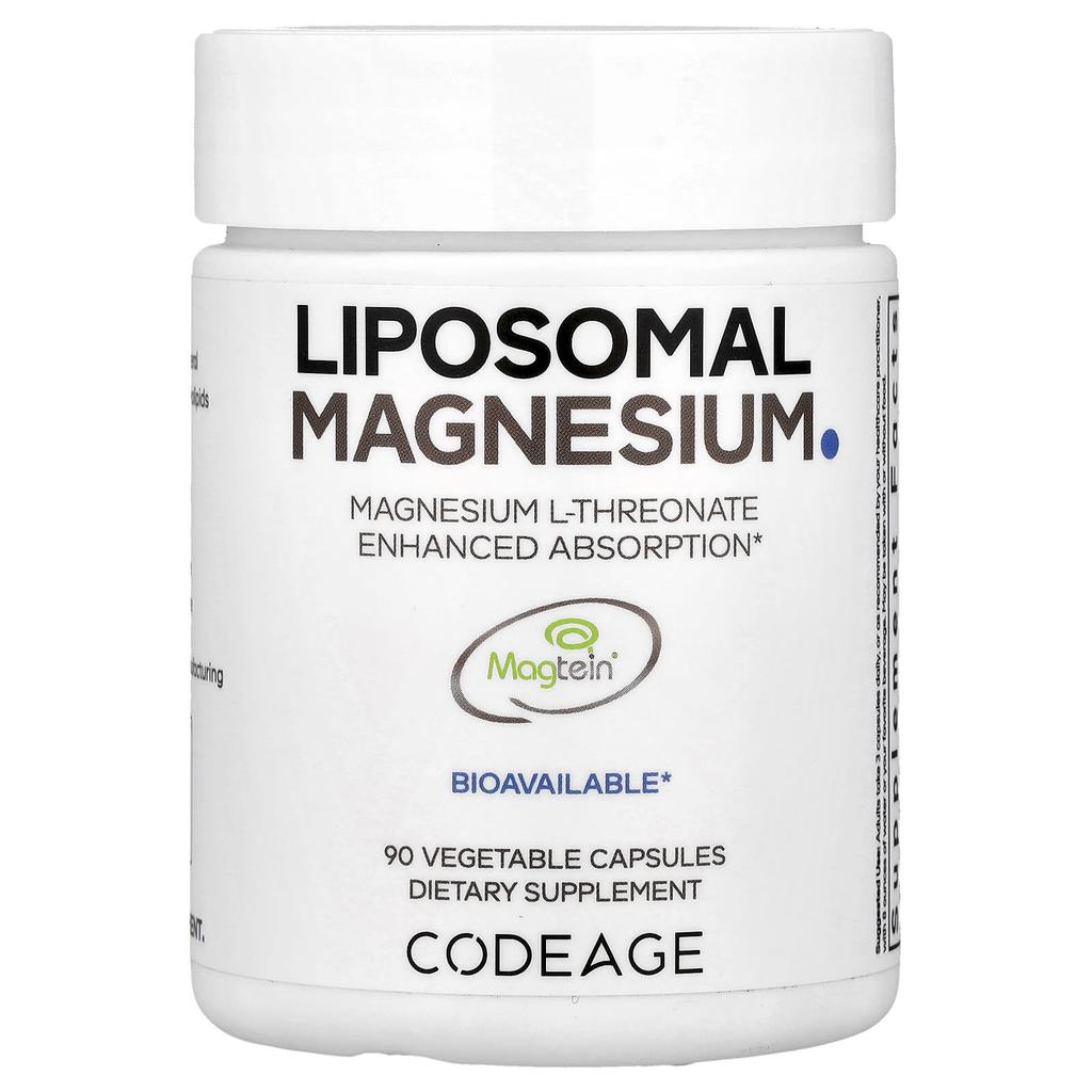 Liposomal Magnesium L-Threonate, 90 Veggie Caps