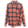 Check Pattern Long Sleeve Trovat Shirt M Orange Outdoors Men's Used