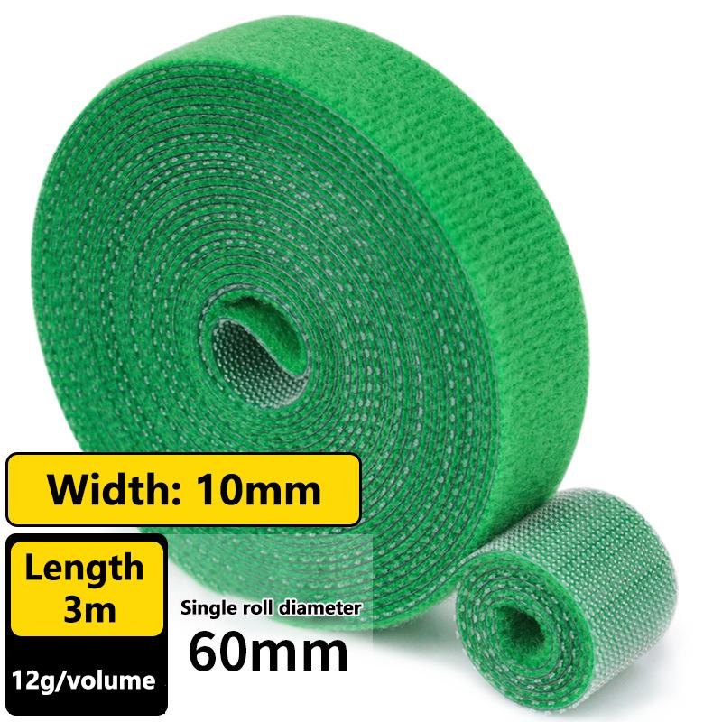 

3/5/10/25M Garden Plant Support Tie 10MM Self Adhesive Tape Nylon Plants Holder Straps Reusable Bamboo Cane Care Fixing Tools 1CM X 3M