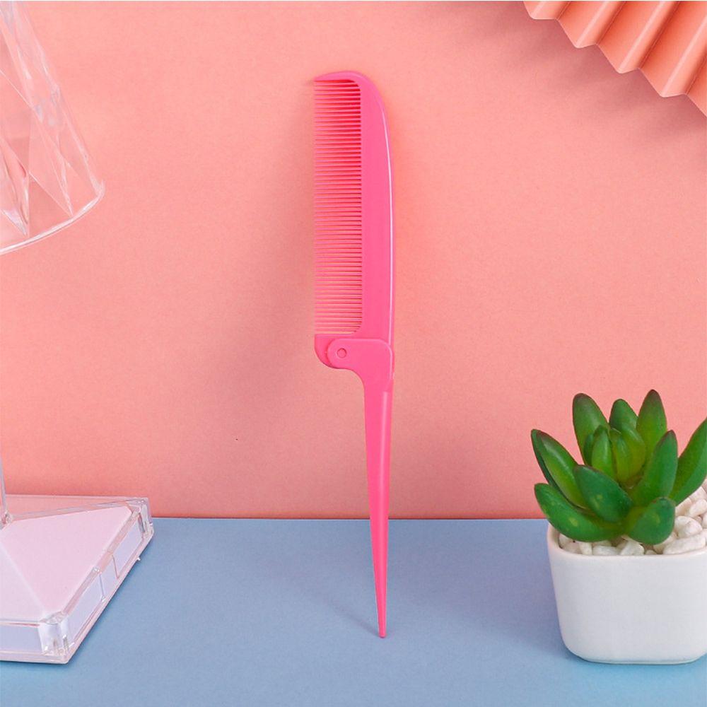 Hair Styling Tools Barber Head Massager Hair Dye Brush Folding Hair Comb Pointed tail Hair Brush