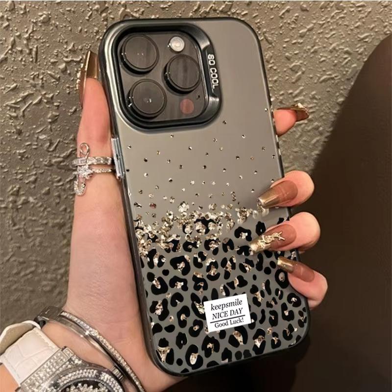 Golden Dot and Leopard Print Design Phone Case For Xiaomi Mi Poco X6Pro X6 X7 X5 Pro Mi Poco F7 F6 F5 Pro Back Cover