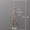 Natural Crystal Gravel Pendant Sun Catcher Garden Balcony Wind Chime Hanging Ornament