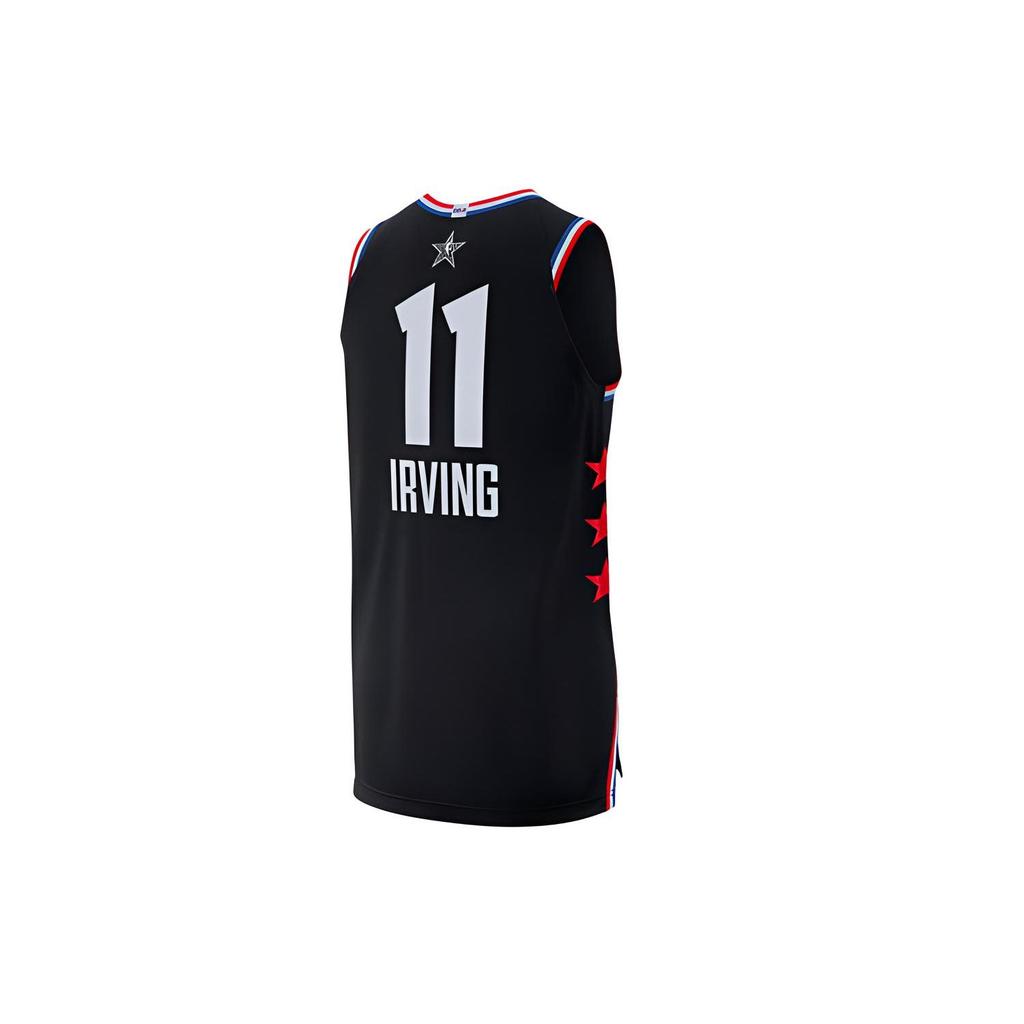 Jordan NBA Basketball Sports Jersey 2019 All-Star Celtics Kyrie Irving No. 11 Men Tops Black AQ7288-016