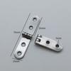 1-10PC 180 Degree Foldable Hinge Flap Screw-On Hinges Metal Rounded Corner Hinge Sewing Machine Cabinet Door Hardware Accessory