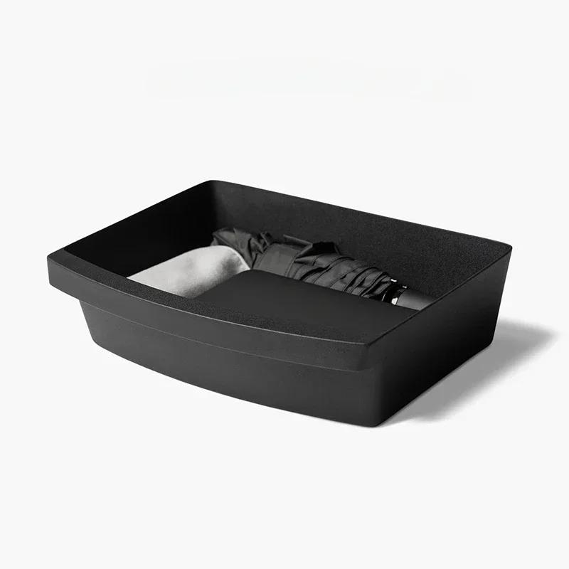 For Tesla Model Y Juniper 2025 Under Seat Storage Box Car Accessories Drawer Type Organizer Storage Front Seat Lower Box Case