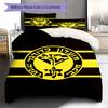 Juego de Ropa de Cama con Patrón del Maccabi Netanya FC Funda Nórdica Funda de Almohada Decoración del Hogar Regalo (1 * funda nórdica + 2 * fundas de almohada, sin núcleo)