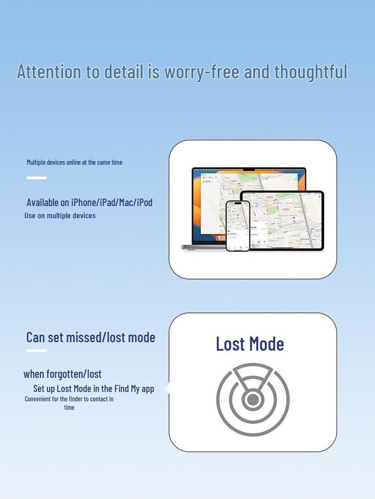 Global FindMy Key & Pet Tracker - Locator Device for Kids & Seniors