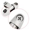 SHENGHUI Pair Boat Bimini Top Deck Swivel Hinges Side Mount Stainless Steel 316 Marine