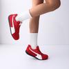 Women's Casual Sneakers Flat Training Shoes with Mesh Panel, Spring Summer Breathable Lace-Up Fashion Shoes