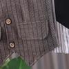 2025 Spring Autumn Toddler Baby Kids Boys Gentleman Clothing Sets Party Wedding Clothes Suit T-shirt+Vest+Pants 3pcs Set 0-4Y
