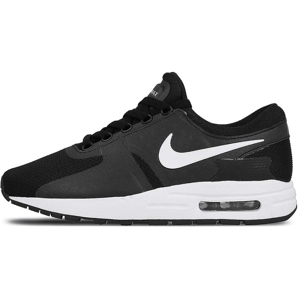 Nike Air Max Zero Cushioning Abrasion Resistant Cushioning, Wear Resistant Low top Kids' Running Shoes Black Teenagers 881224-002