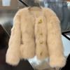 Fur Jacket Women's Short Autumn and Winter New Mao Mao Jacket Foreign Style Young Top Thin Versatile Fashion Women's Clothing