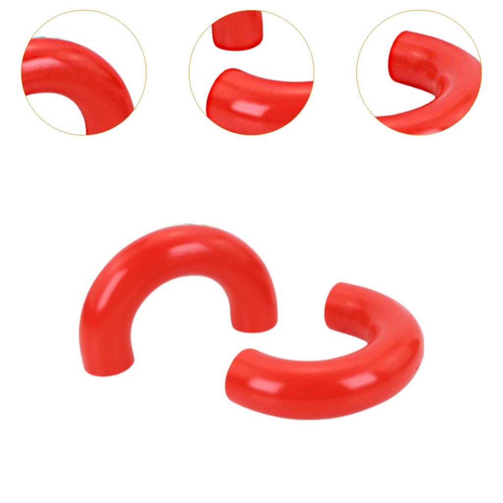 2 stück Tow Haken Abdeckungen Tow Haken Hülse für Ford F150 2004-2024 Rot