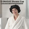 EVA Exterior Bath Hair Cap Terry Cloth Lined Shower Hair Cover Long Hair Bath Hat Shower Cap  Hotel