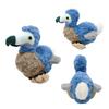 Cuddly 7.8in Dodo Plush Toy Blue Bird Soft Stuffed Animal Doll For Kids Xmas Gifts
