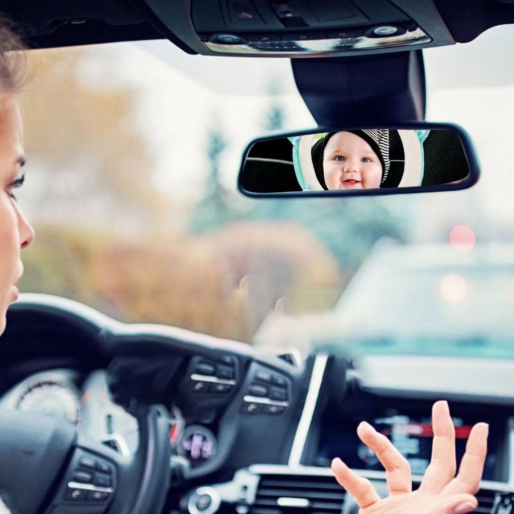 Soft Baby Rear Facing Mirrors Cute Seat Headrest Rearview Mirror  Observation