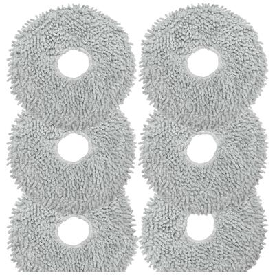 6 STÜCK Mopptuch-Pads Ersatz für Dreame L10s Ultra/L10 Ultra Roboterstaubsauger Teile Wiederverwendbare Nasswisch-Pads