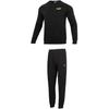 Warm Pullover Fleece Sweatshirt And Knit Cuffed Mid-Waist Long Pants Set Men Sweatshirt Set 674346-01+687568-01