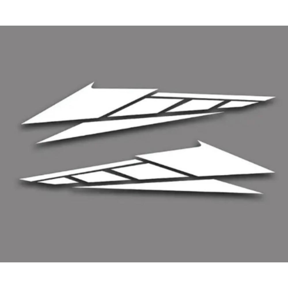 1 Pair Motorcycle Front Fender Anti-Scratch Waterproof Motorbike Car Decorative Stickers Motor Body Accessories